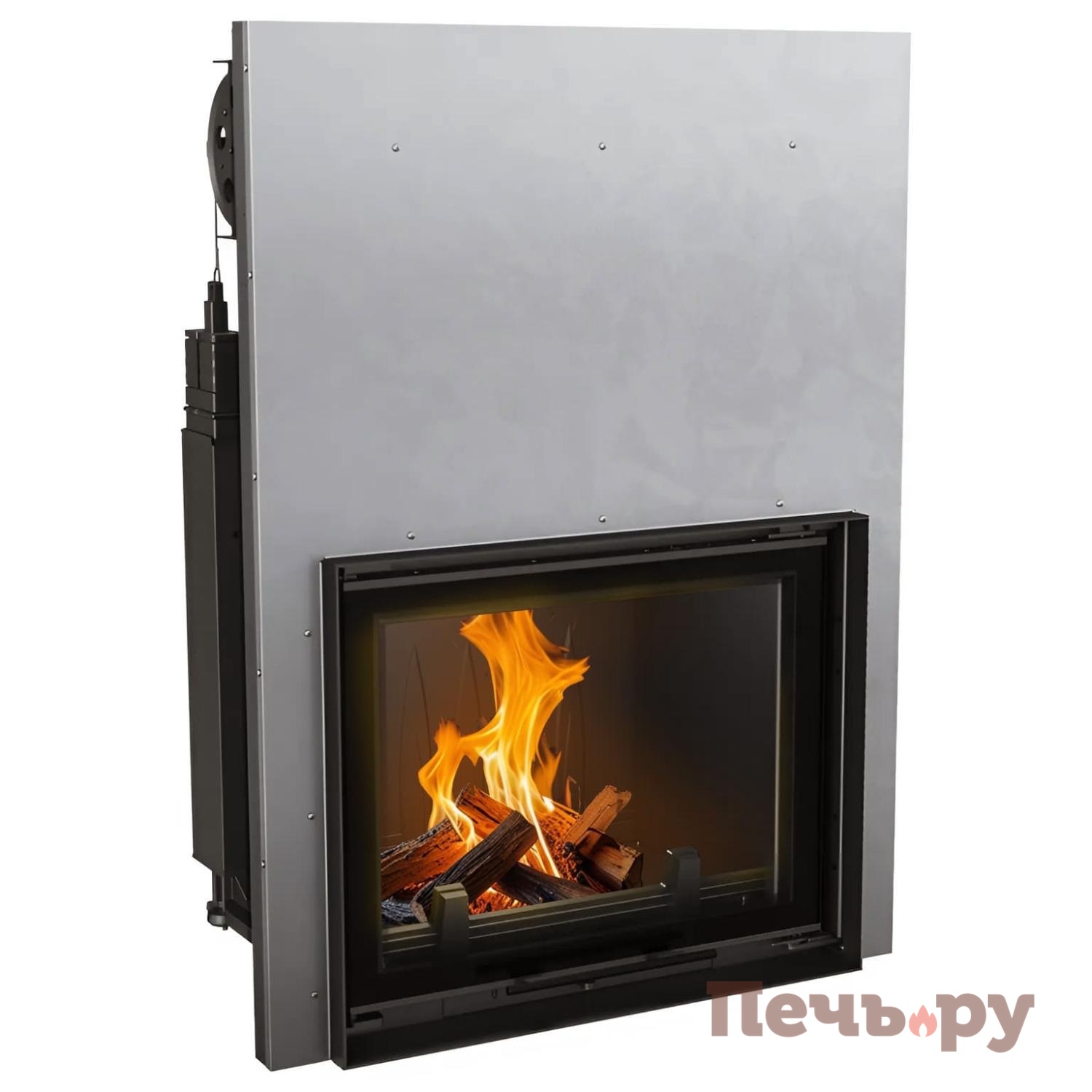 Каминная топка Kratki Amelia/G (гильотина) видео