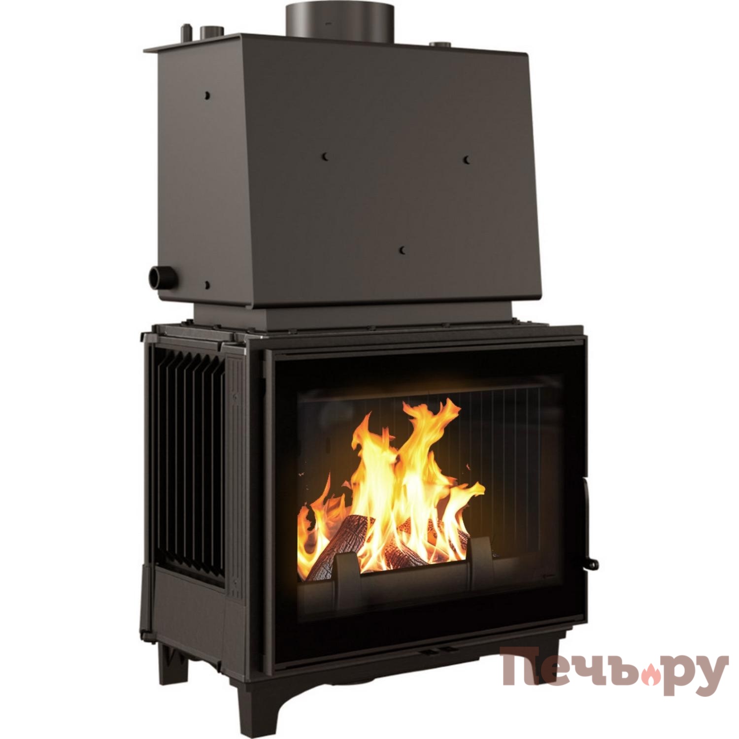 Каминная топка Kratki Franek/PW/12/W с водяным контуром видео