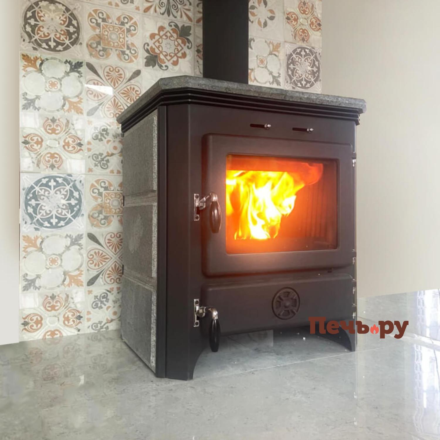 Печь-камин MBS Vulkan Stone видео