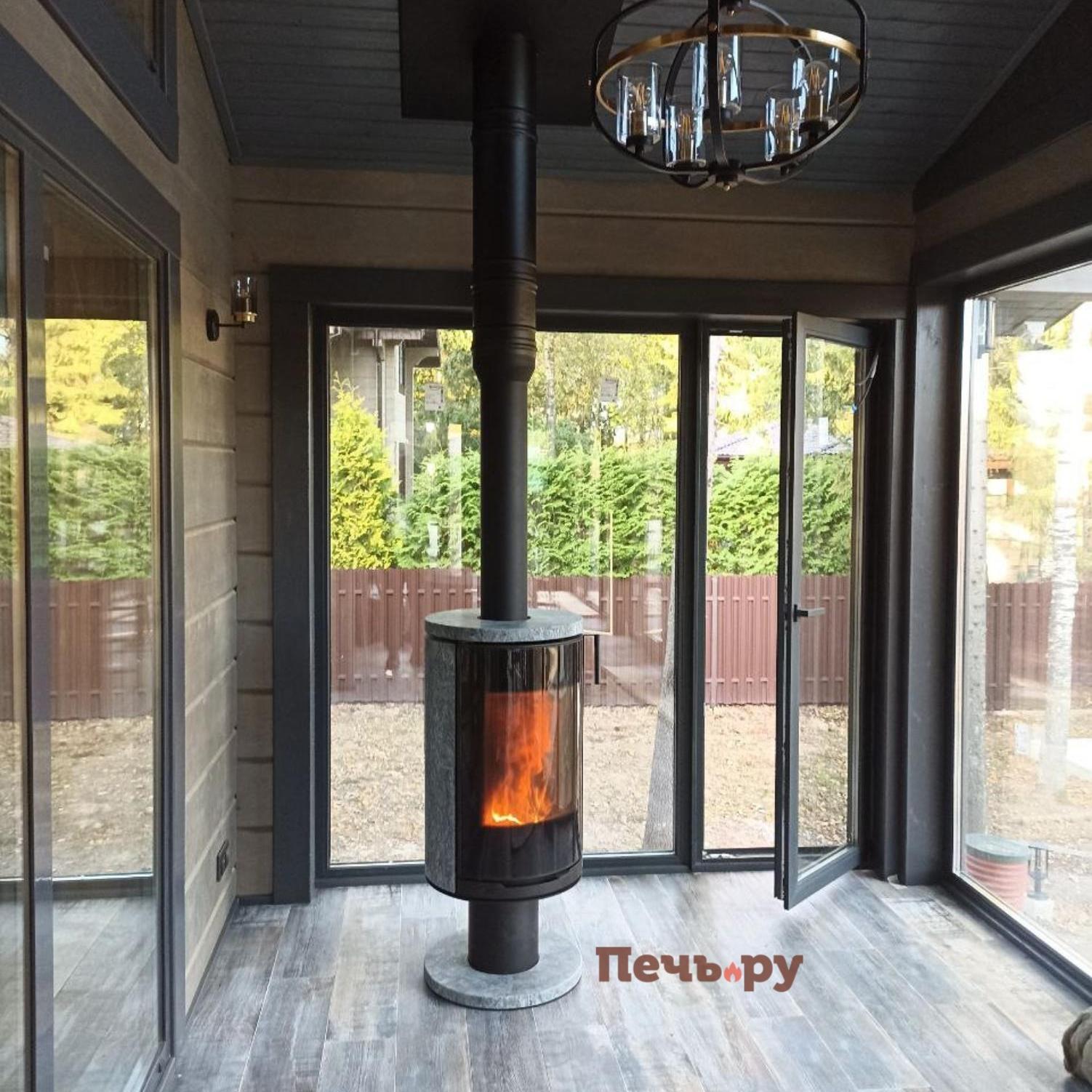 Печь камин Астов R1.0 N K Plus видео