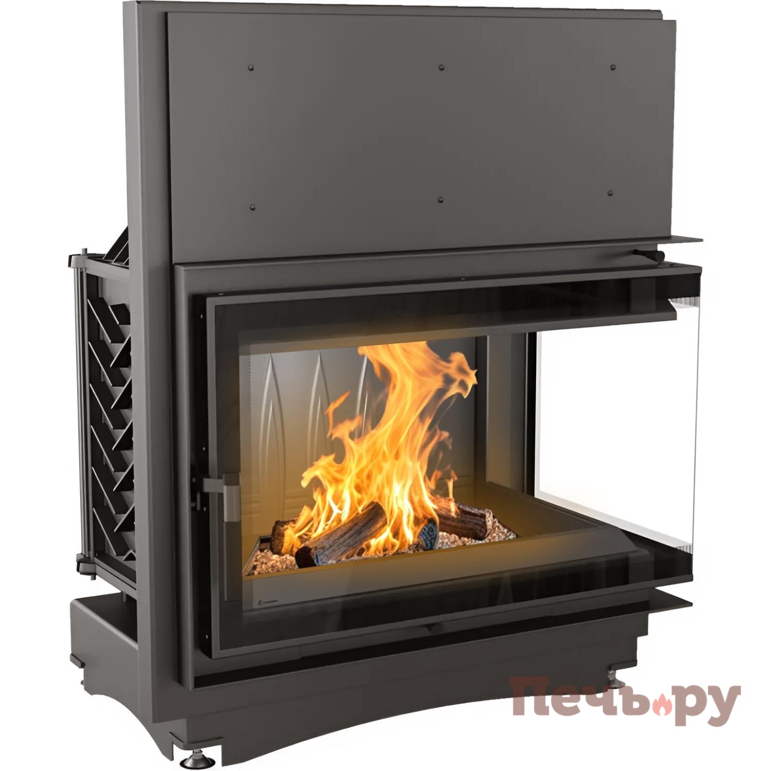 Каминная топка Kratki Oliwia/P/BS/Deco видео