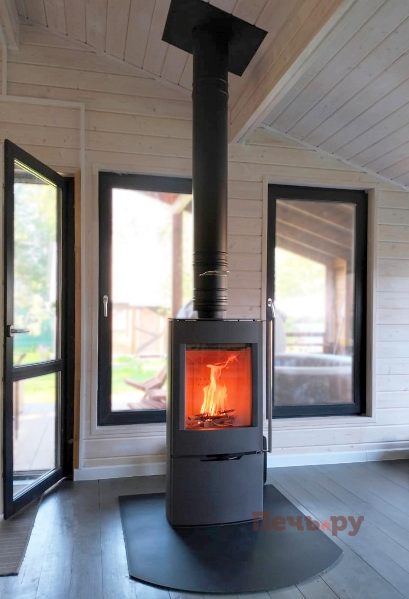 Печь камин Астов F 451 видео