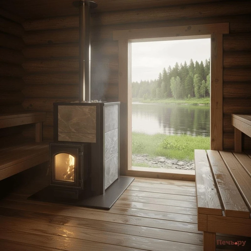 Везувий Легенда 22 открытая каменка Везувий Легенда 22 открытая каменка