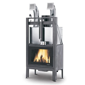 Каминная топка Palazzetti Ecomonoblocco 66 Frontal Low фото