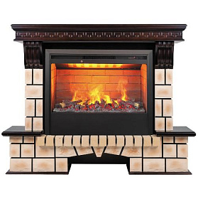 Портал RealFlame Stone Brick 26 фото