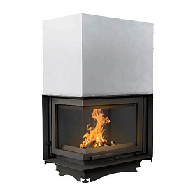 Каминная топка Kratki Maja/L/BS/G (угловое стекло слева, гильотина) фото