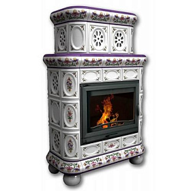 Облицовка камина КимрПечь Медальон пристенный-двухъярусный для топок 600 фото