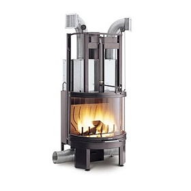 Каминная топка Palazzetti Ecomonoblocco 66 round 180° изображение Каминная топка Palazzetti Ecomonoblocco 66 round 180° фото
